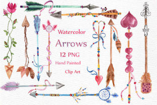 Download Watercolor Arrows Clipart - Watercolor arrows Collection