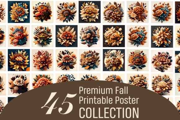 Download 45 Premium Fall Printable Poster Bundle - Fall Collection