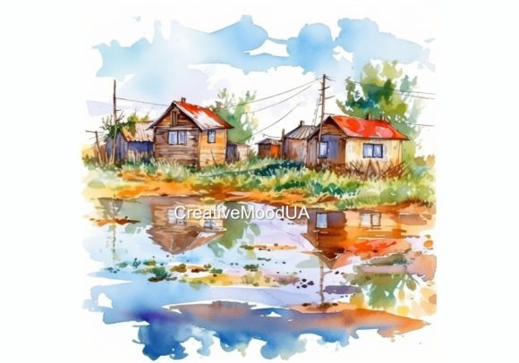 Download Collection of Digital Watercolor Drawing - Premium Bundle