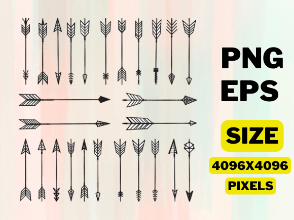 Download Watercolor Arrows Icon Set - Watercolor arrows Collection