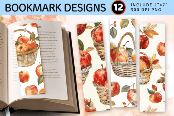 Download Watercolor Fall Apple Baskets PNG Bookma - Fall Collection
